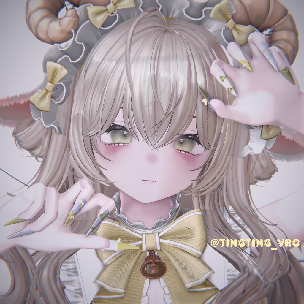 【vrchat用】複数アバター対応🌸🦋Butterfly Blossom Naill🦋🌸MA対応】