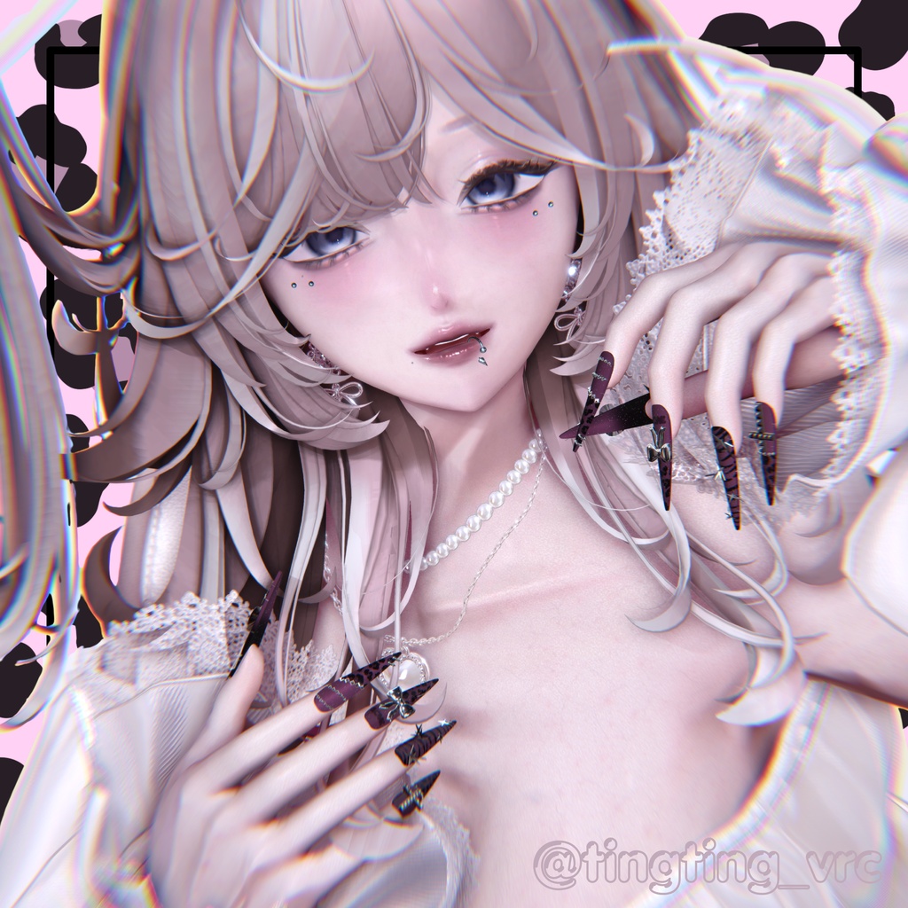 【VRC想定/46アバター対応】【MA対応】 BLACK GALAXY Naill