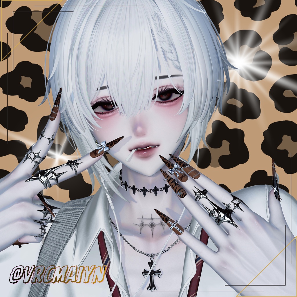 【VRC想定/46アバター対応】【MA対応】 BLACK GALAXY Naill