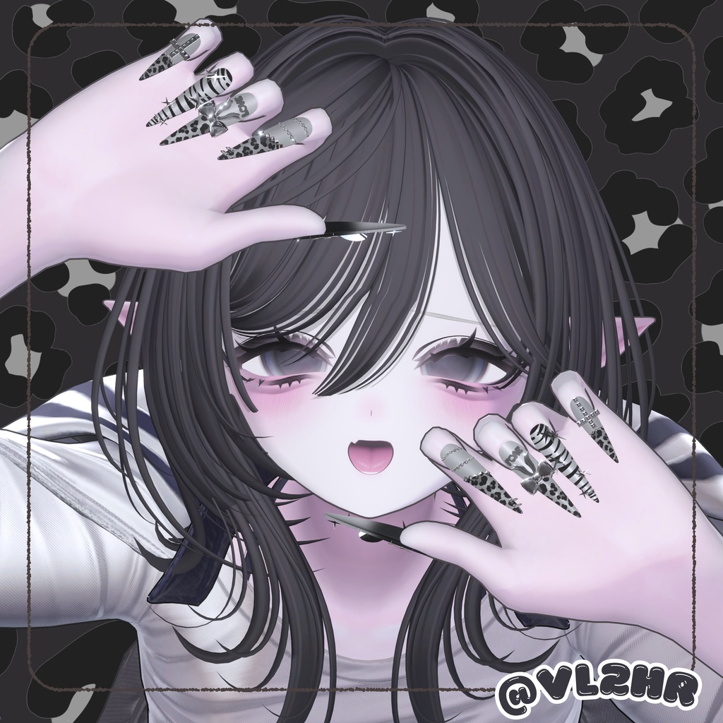 【VRC想定/46アバター対応】【MA対応】 BLACK GALAXY Naill