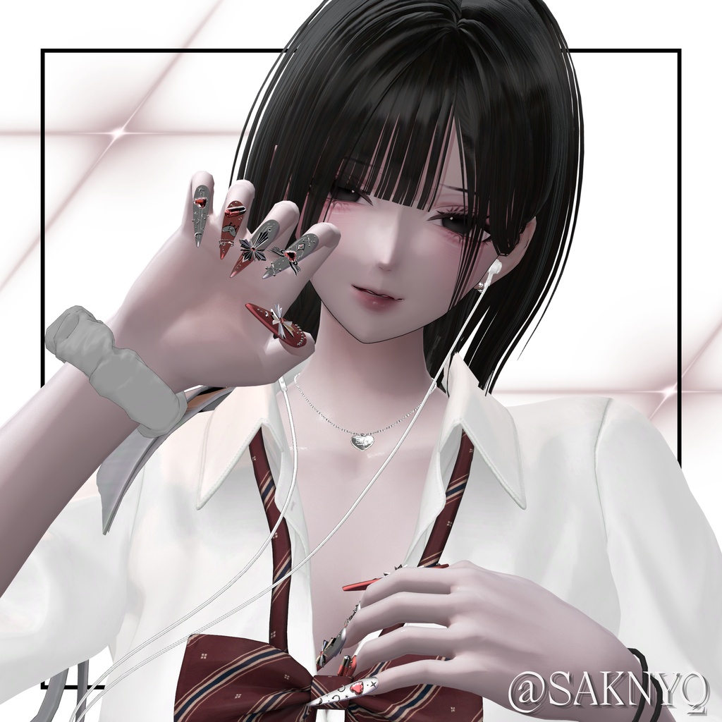 【VRC想定/46アバター対応】【MA対応】BLACK HEAVEN
