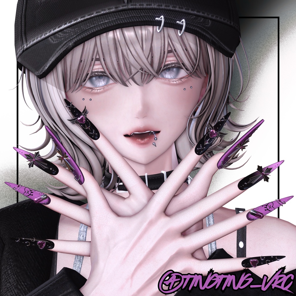 【VRC想定/46アバター対応】【MA対応】BLACK HEAVEN