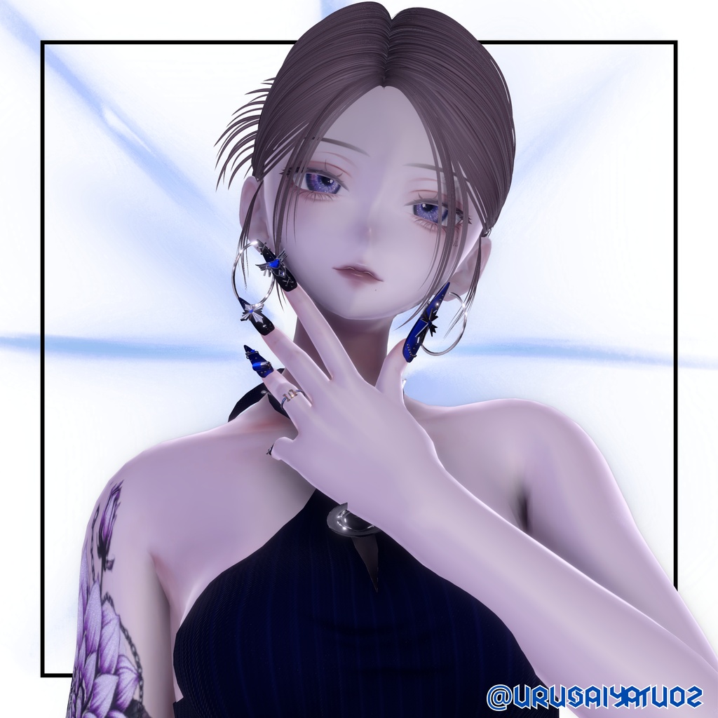 【VRC想定/46アバター対応】【MA対応】BLACK HEAVEN