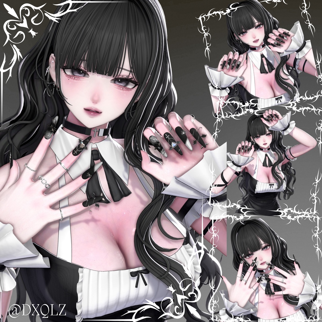 【VRC想定/50アバター対応】【MA対応】 ❤Demon Heart🦇