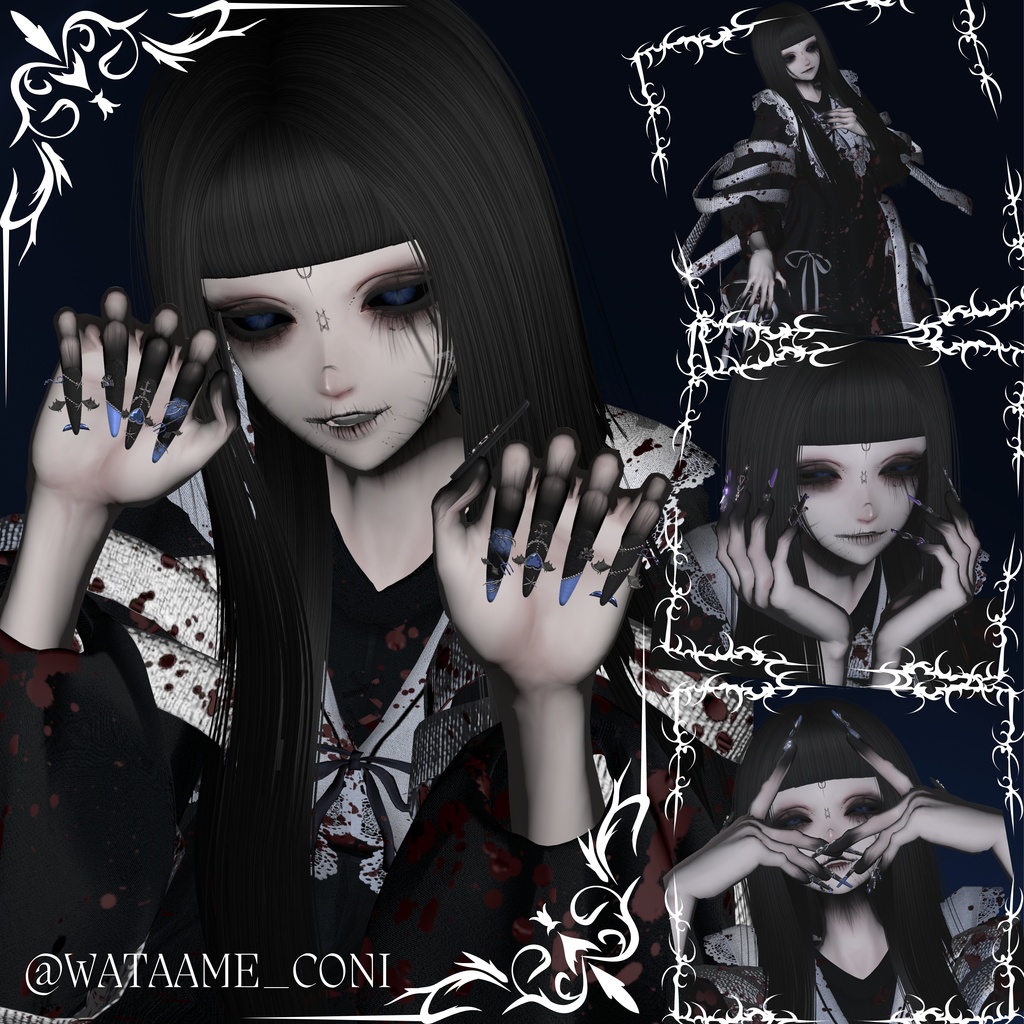 【VRC想定/50アバター対応】【MA対応】 ❤Demon Heart🦇