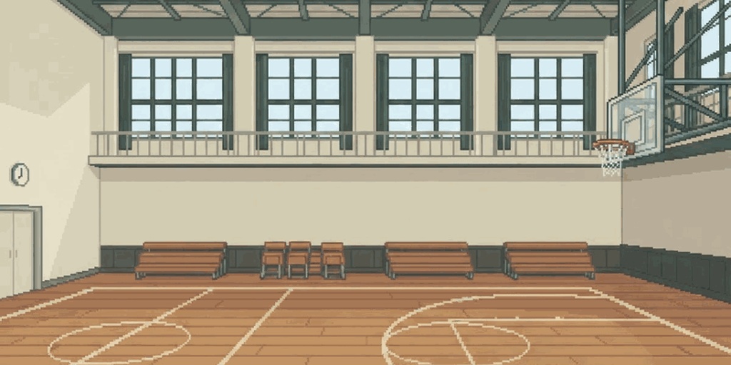 アニメ学園背景 — ピクセルアート50シーン(16-bit風・800x400)