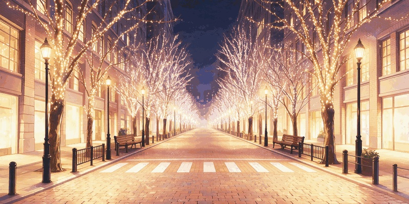 アニメ風景背景 — 日本と韓国(16-bit風・800x400・18シーン)