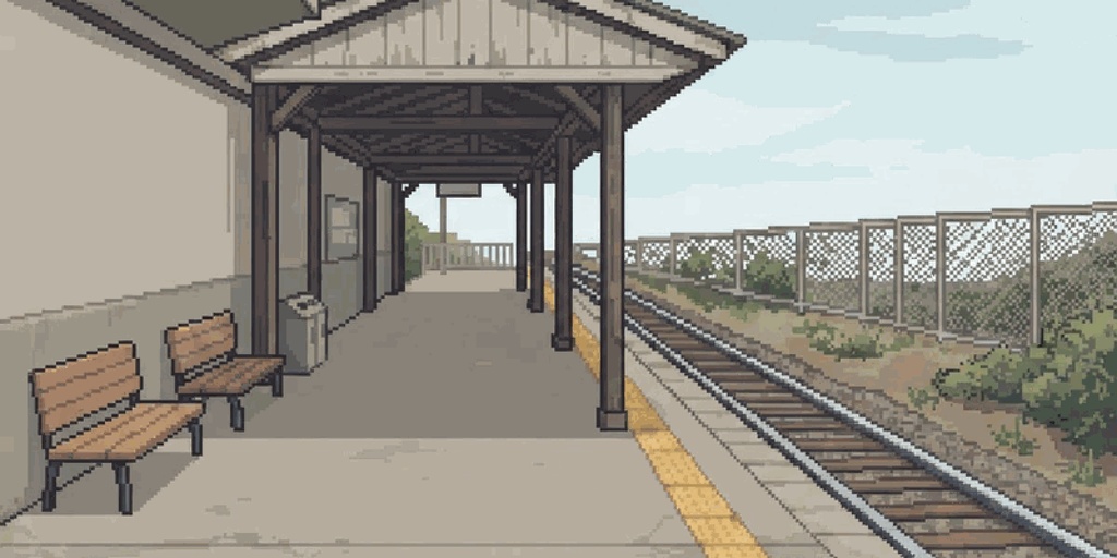 アニメ日常背景 — ピクセルアート50シーン