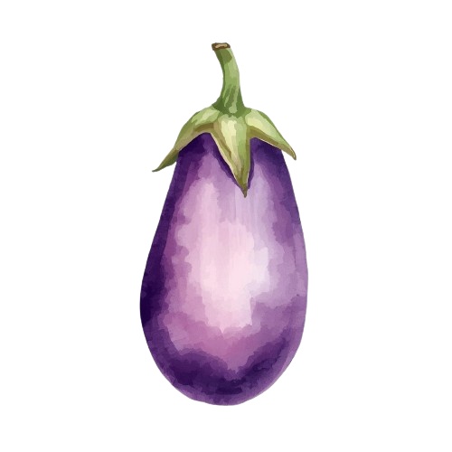 水彩画風 アンティークかわいい野菜クリップアート(PNG形式・背景透過)