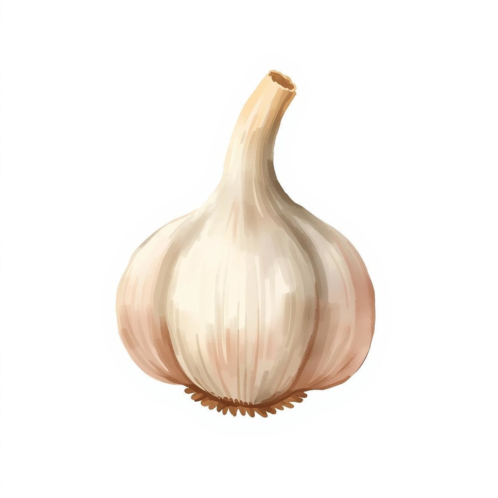 水彩画風 アンティークかわいい野菜クリップアート(PNG形式・背景透過)