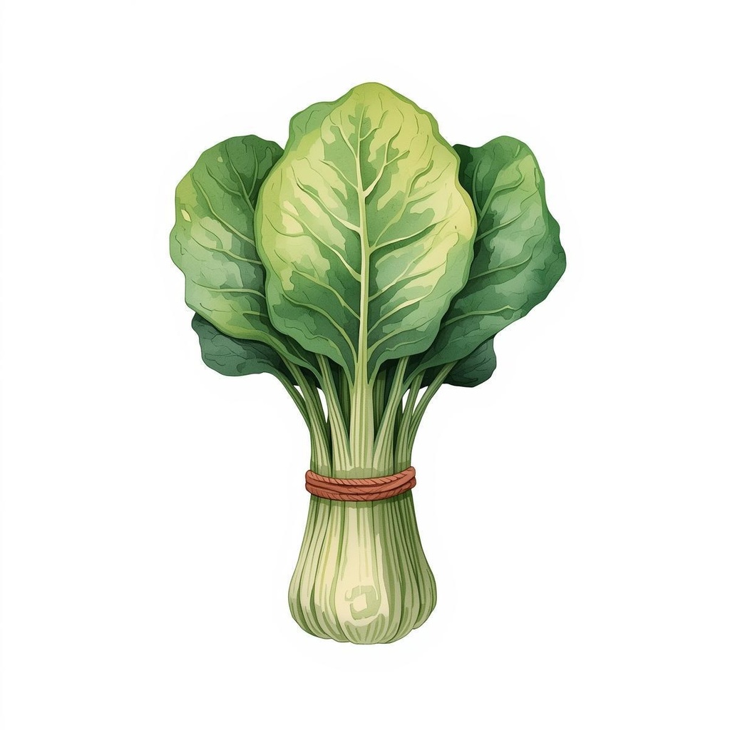 水彩画風 アンティークかわいい野菜クリップアート(PNG形式・背景透過)