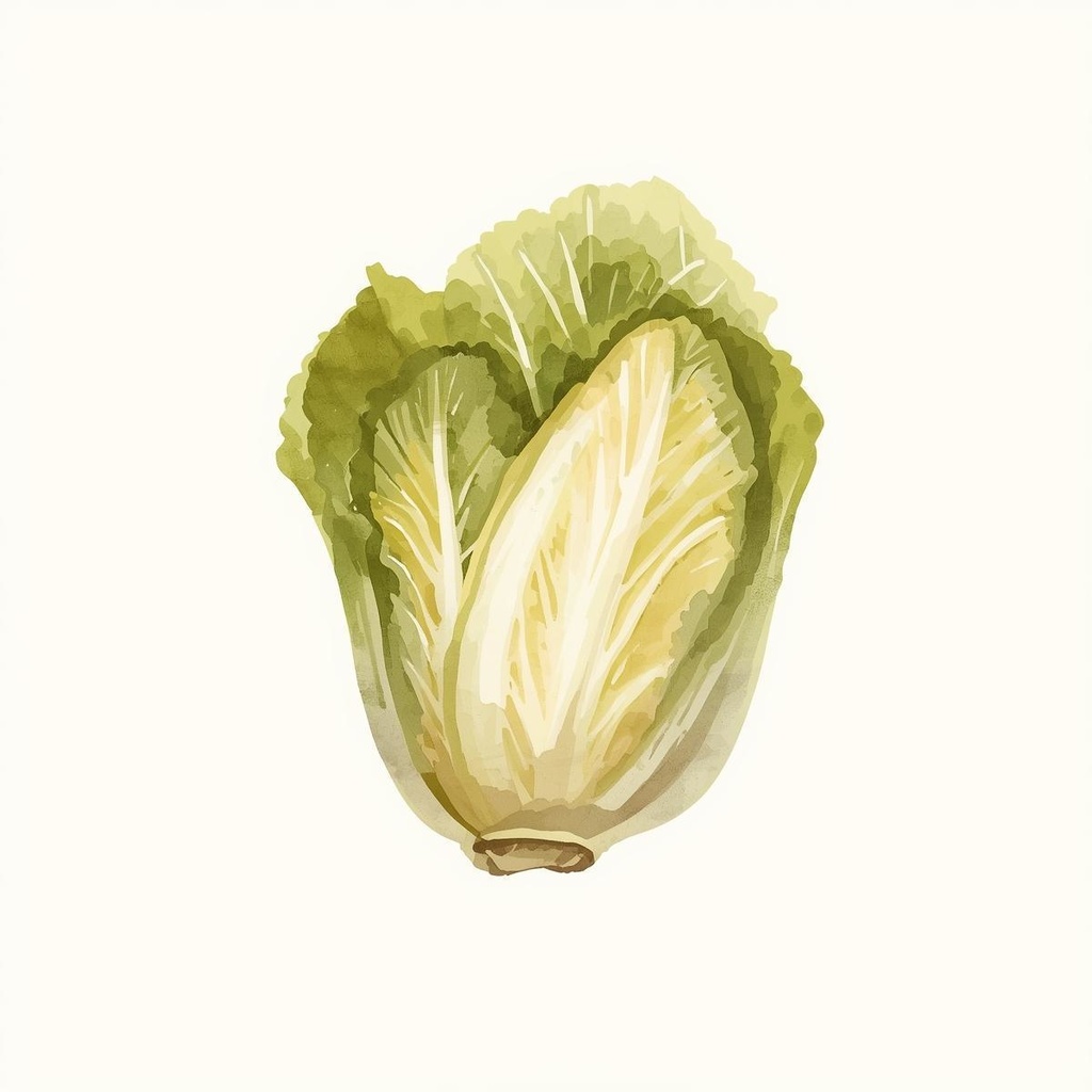 水彩画風 アンティークかわいい野菜クリップアート(PNG形式・背景透過)