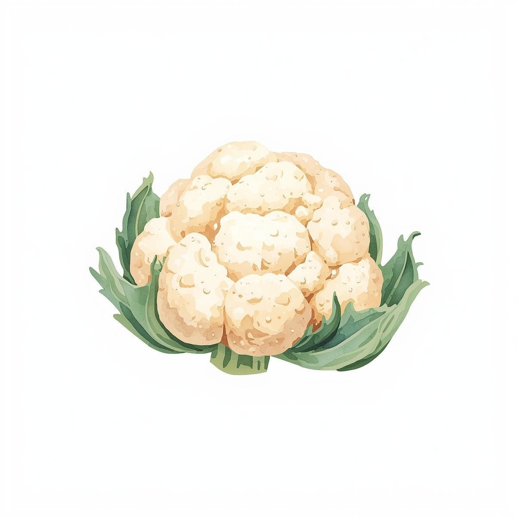 水彩画風 アンティークかわいい野菜クリップアート(PNG形式・背景透過)