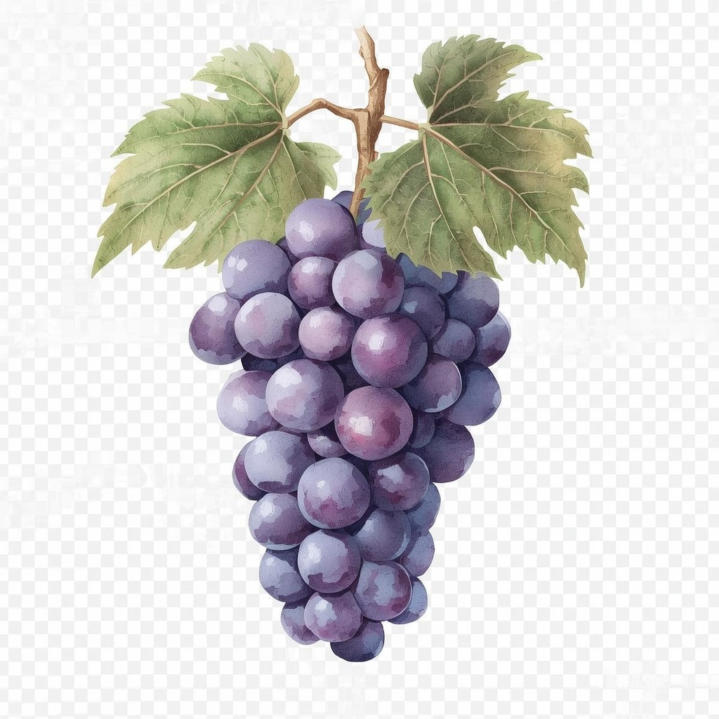 かわいいアンティーク水彩画風クリップアート果物シリーズ