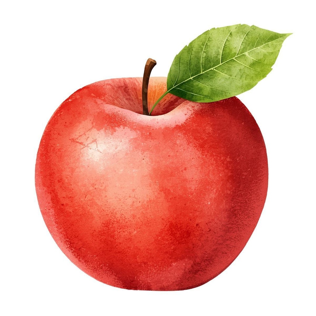 かわいいアンティーク水彩画風クリップアート果物シリーズ