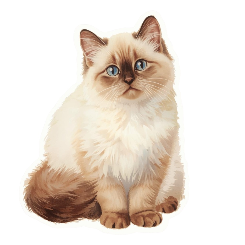 かわいい猫クリップアート 12種類