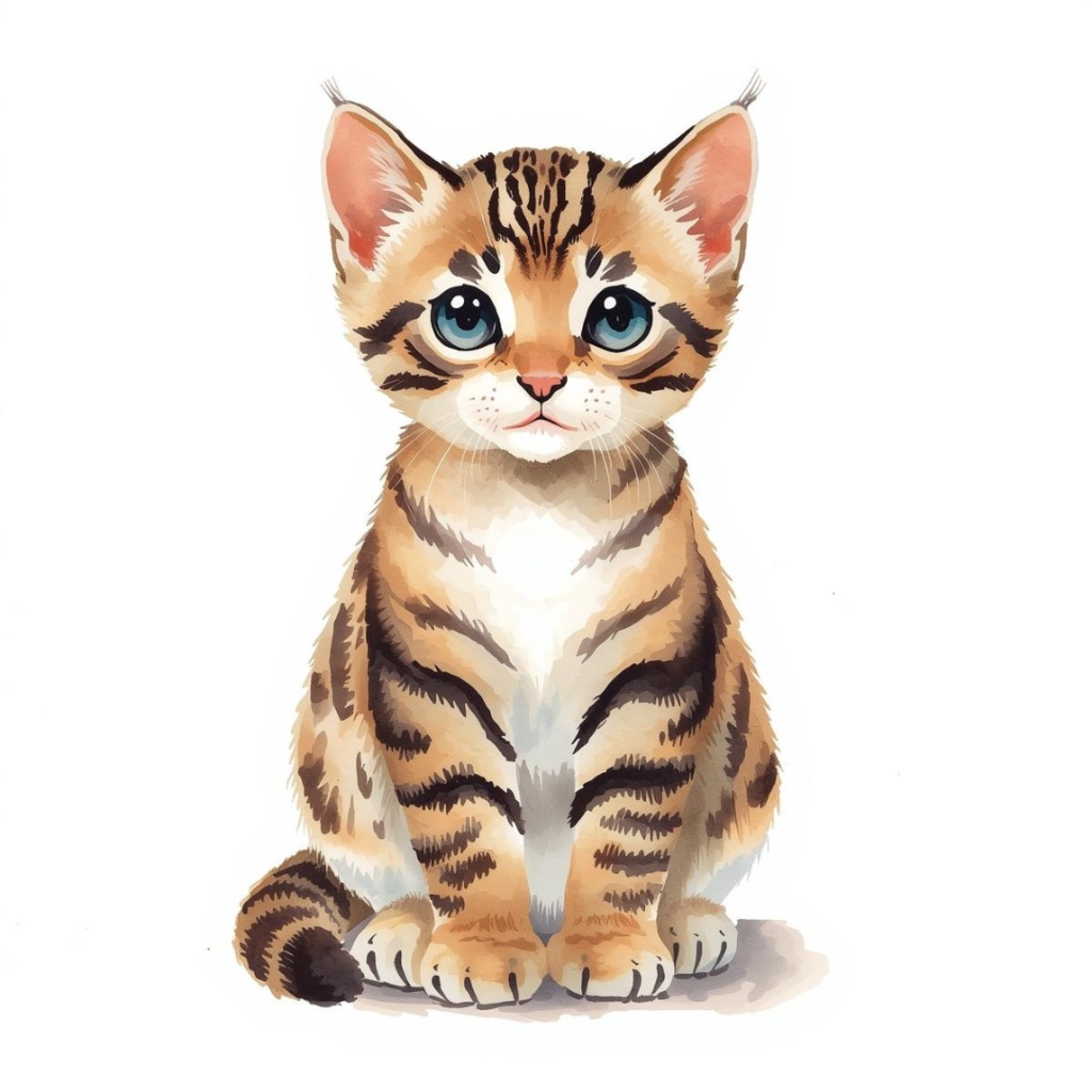 かわいい猫クリップアート 12種類