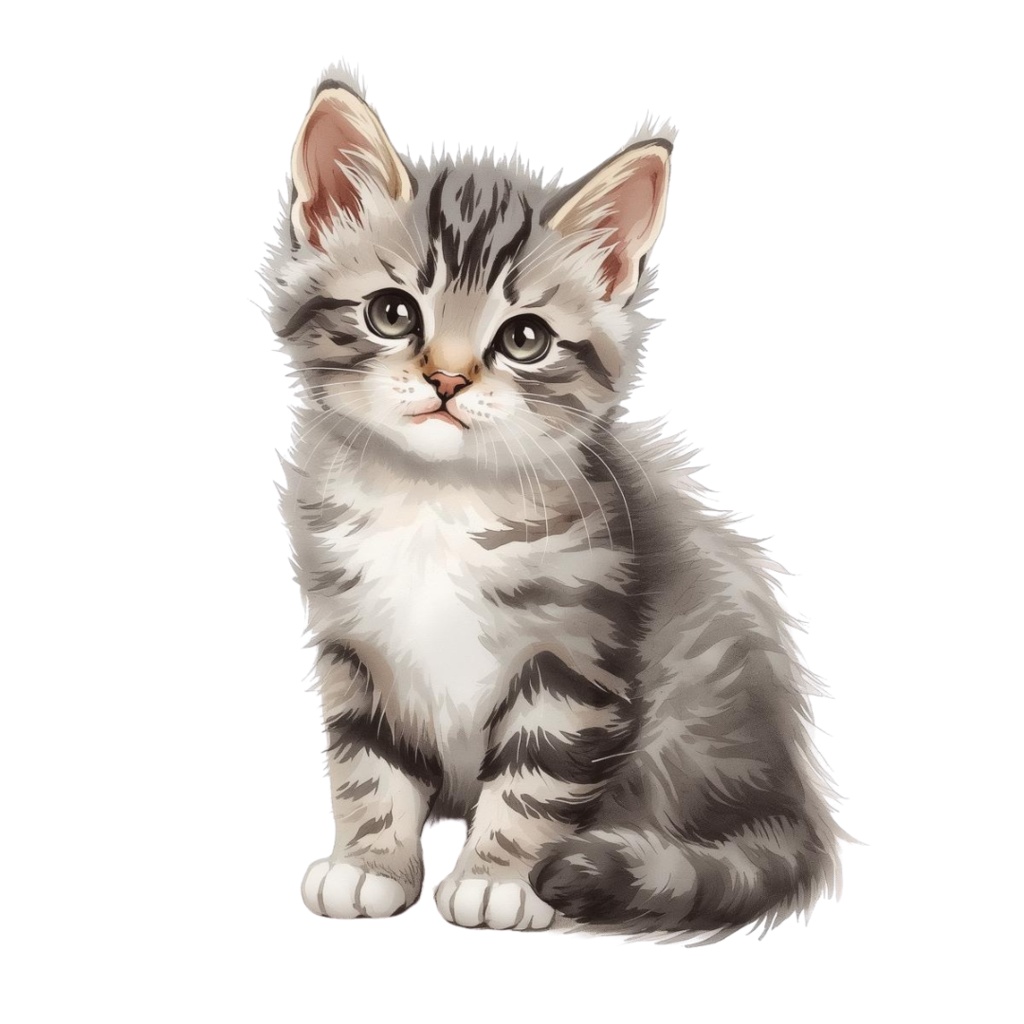 かわいい猫クリップアート 12種類