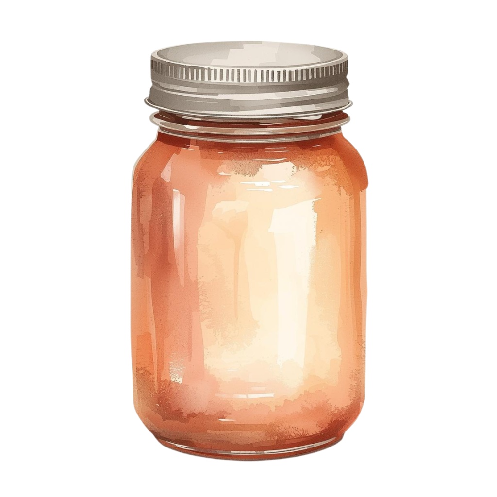 アンティーク風 水彩画キッチン用品クリップアート ナンバー➁ 12種類セット(背景透過PNG)