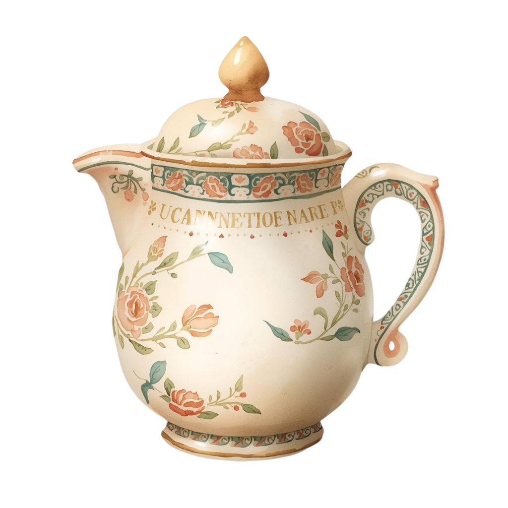 アンティーク風 水彩画キッチン用品クリップアート ナンバー③(背景透過PNG・15種類セット) |Antique Watercolor Kitchen Tools Clipart Vol.3 – 15 Items