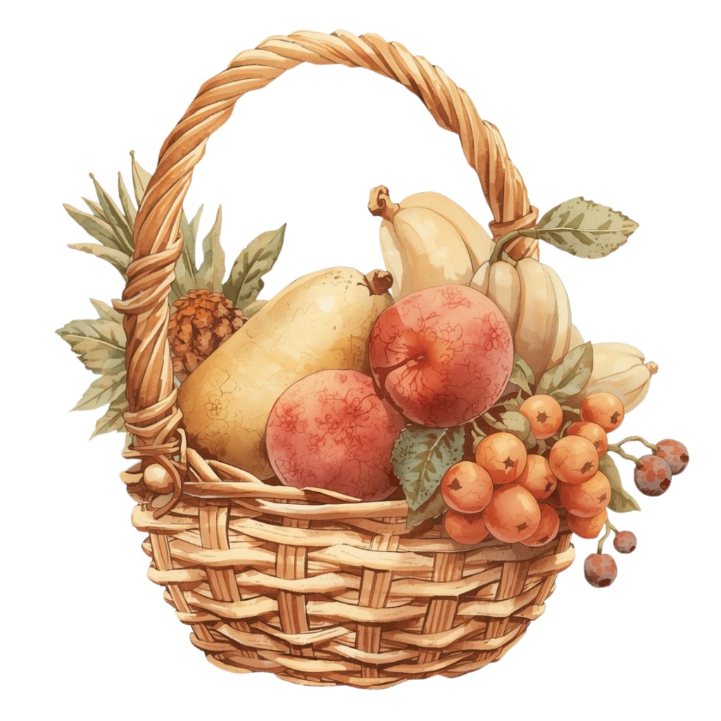 アンティーク風 水彩画キッチン用品クリップアート ナンバー③(背景透過PNG・15種類セット) |Antique Watercolor Kitchen Tools Clipart Vol.3 – 15 Items