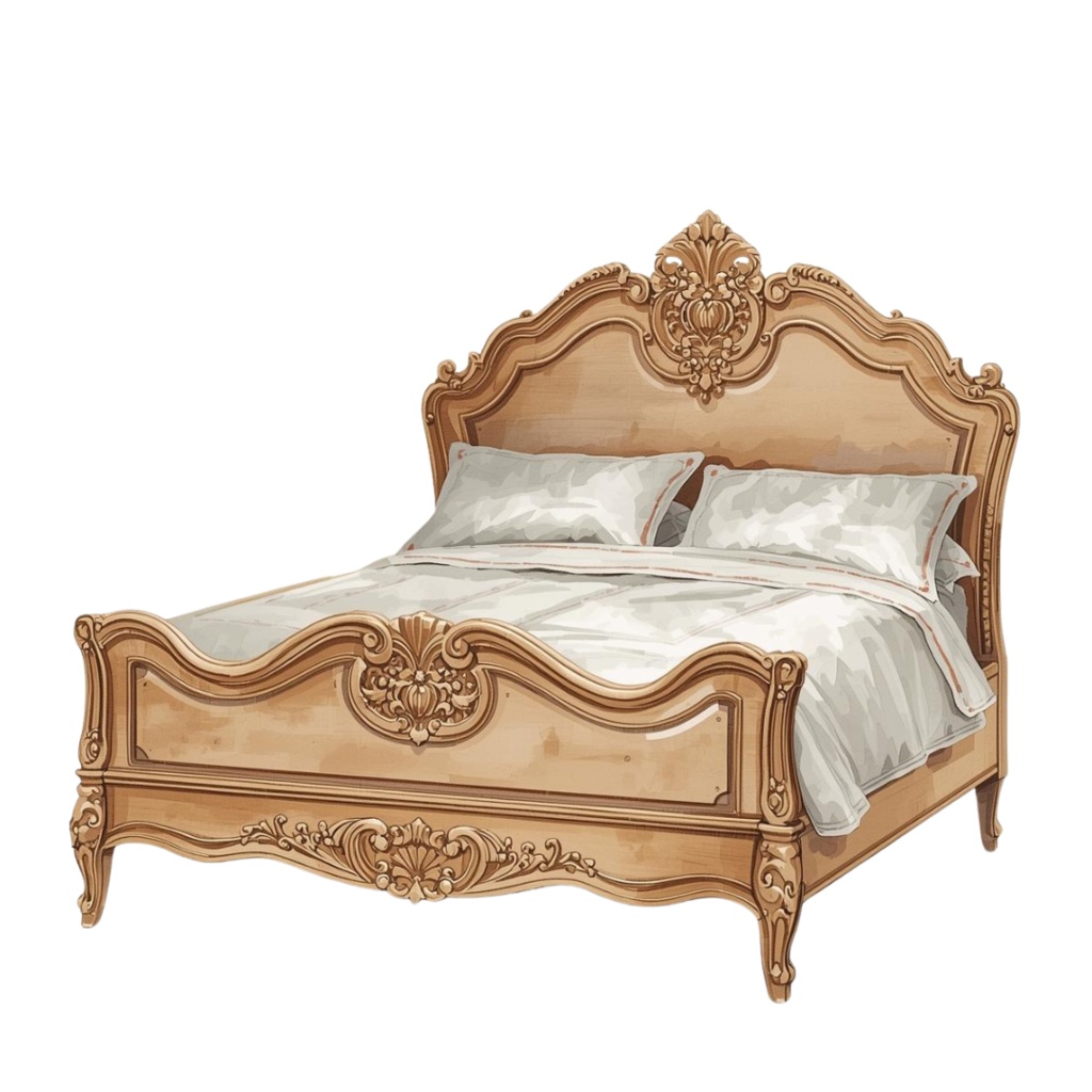 アンティーク水彩画風クリップアート(家具シリーズ・12種類)