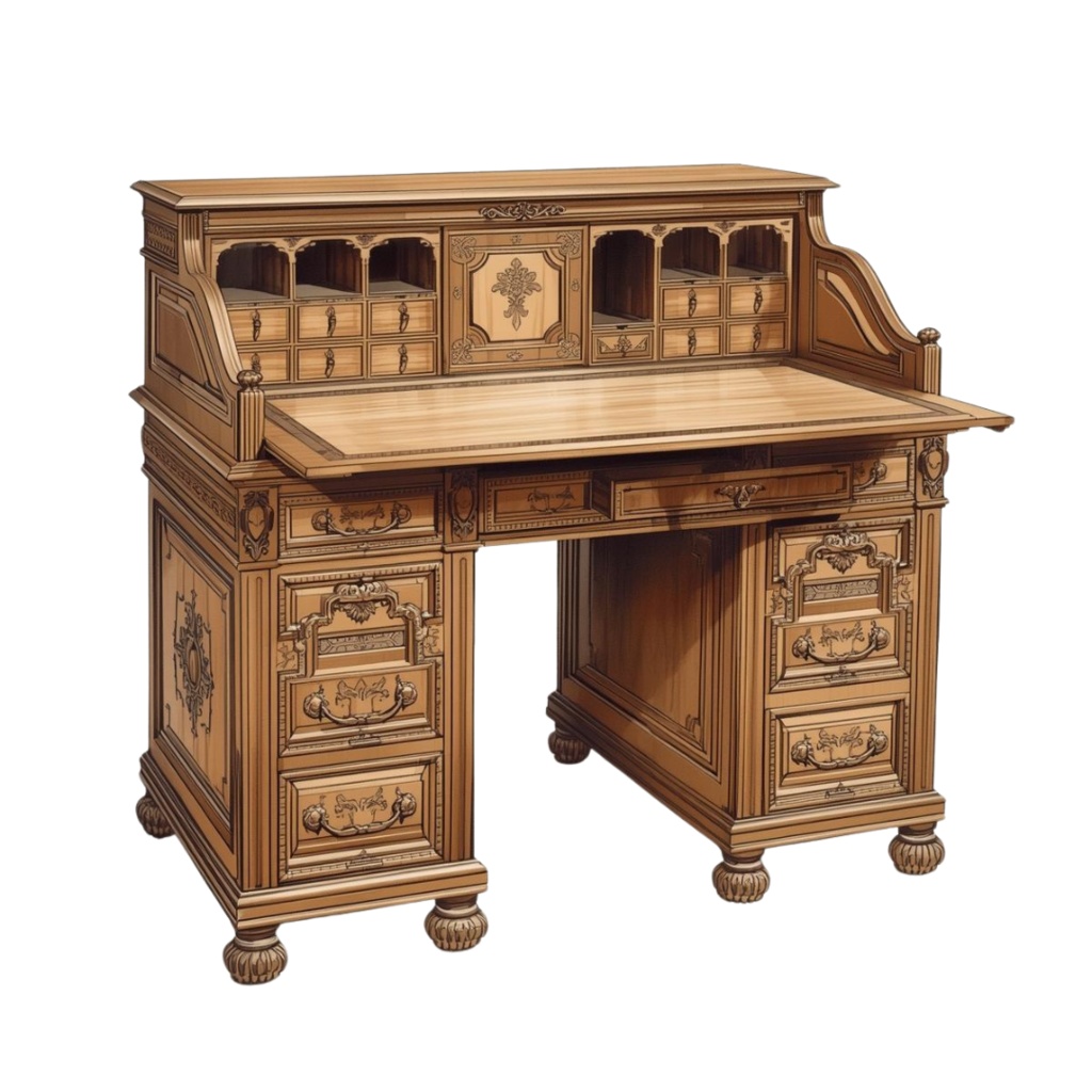 アンティーク水彩画風クリップアート(家具シリーズ・12種類)