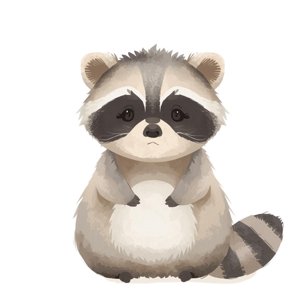 やわらか水彩・森のどうぶつたち クリップアートセット(12種類)