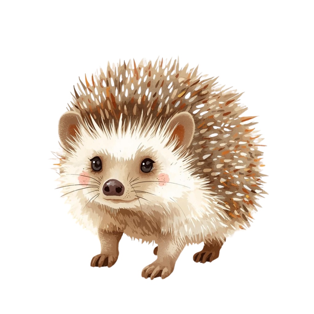 やわらか水彩・森のどうぶつたち クリップアートセット(12種類)