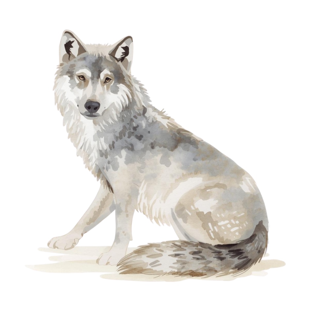 やわらか水彩・森のどうぶつたち クリップアートセット(12種類)