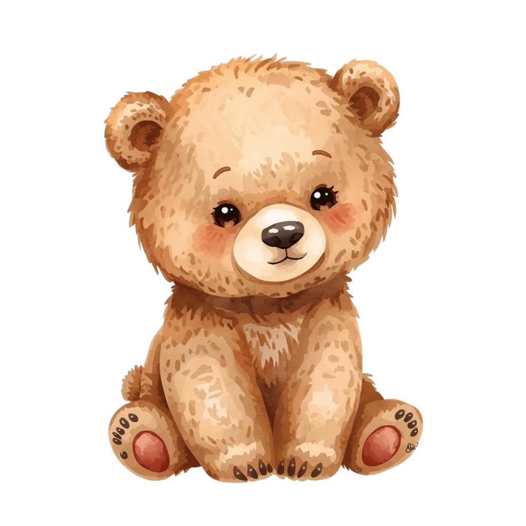 やわらか水彩・森のどうぶつたち クリップアートセット(12種類)