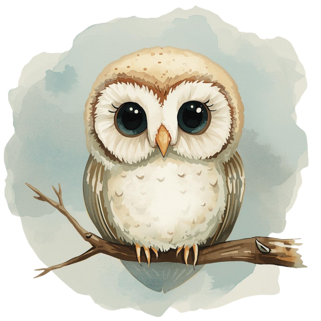 やわらか水彩・森のどうぶつたち クリップアートセット(12種類)