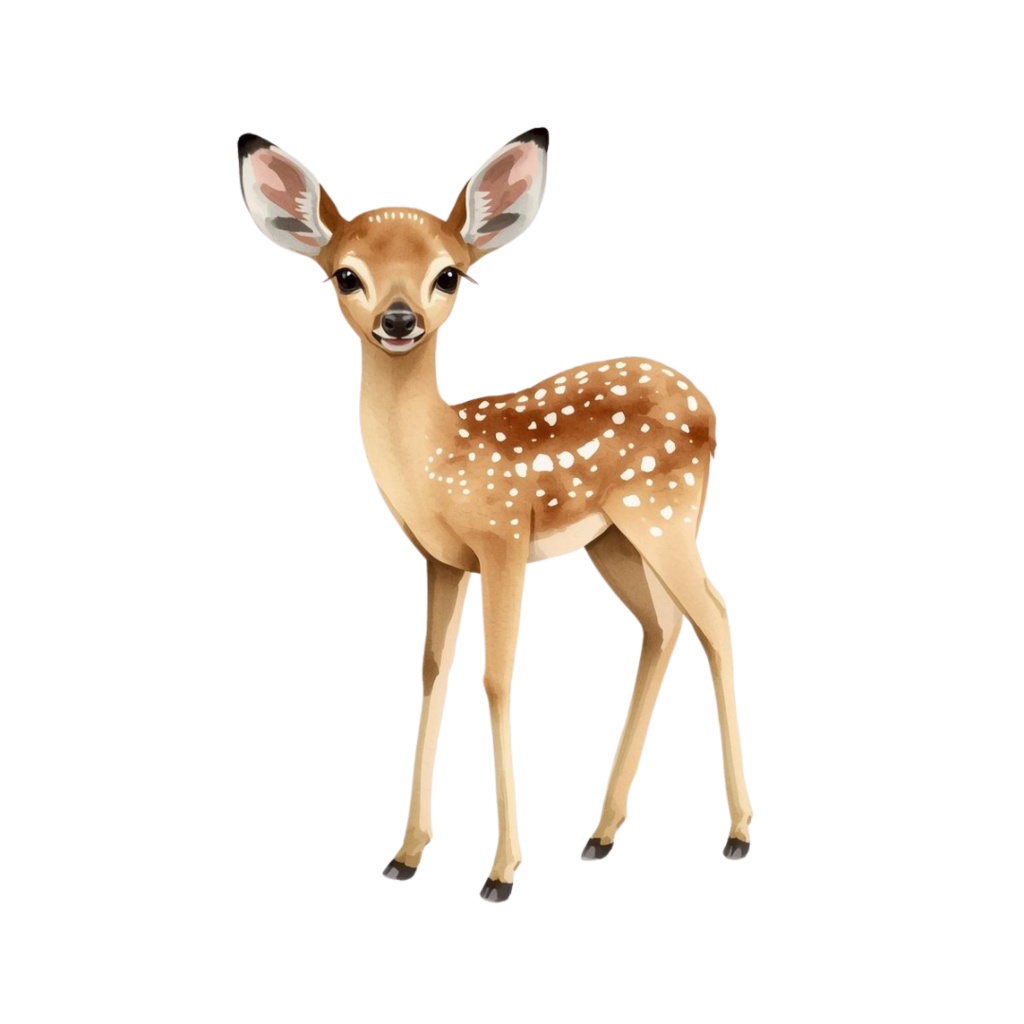 やわらか水彩・森のどうぶつたち クリップアートセット(12種類)