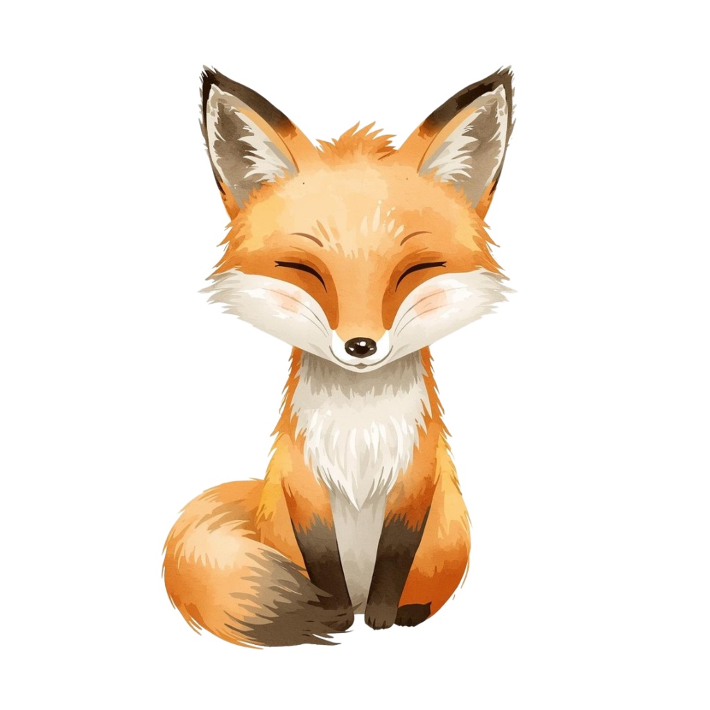 やわらか水彩・森のどうぶつたち クリップアートセット(12種類)