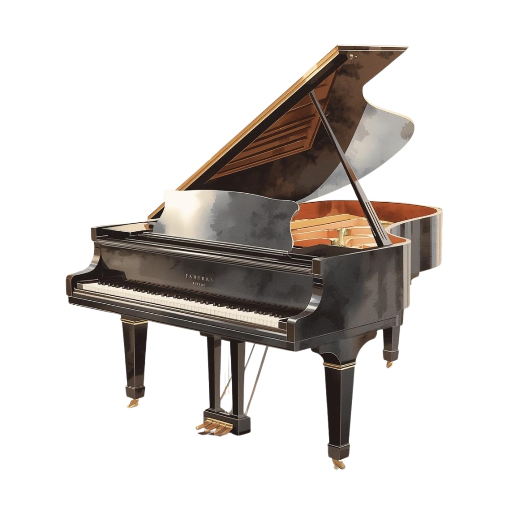 クリップアート【楽器シリーズ】第1弾(基礎の楽器セット:12種)