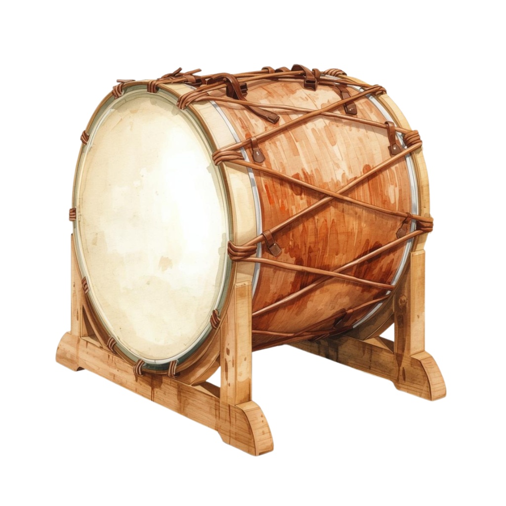 クリップアート【楽器シリーズ】第1弾(基礎の楽器セット:12種)