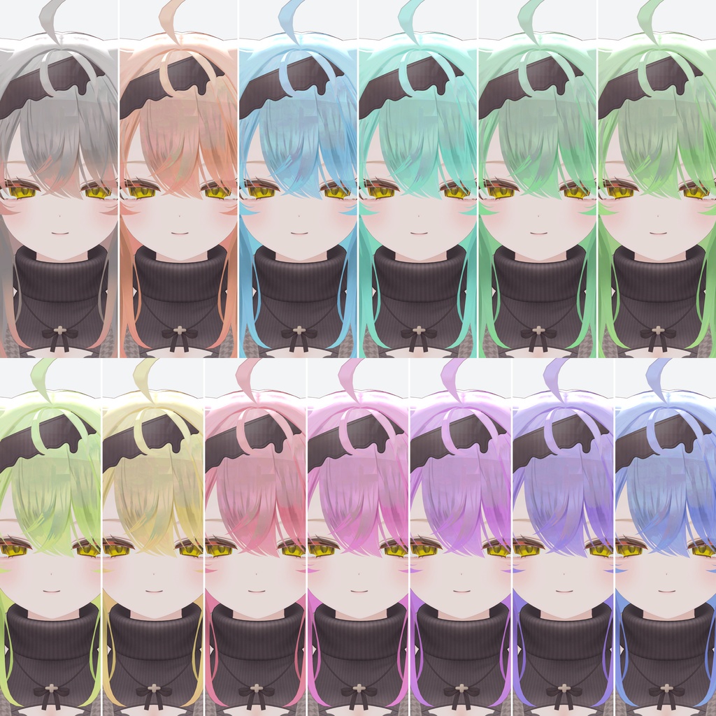 【Eku/エク】Komorineko Zarapeta Hair Texture