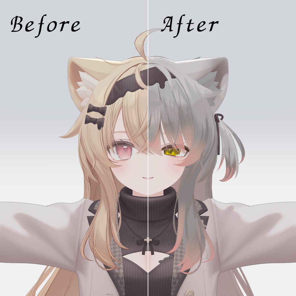 【Eku/エク】Komorineko Zarapeta Hair Texture