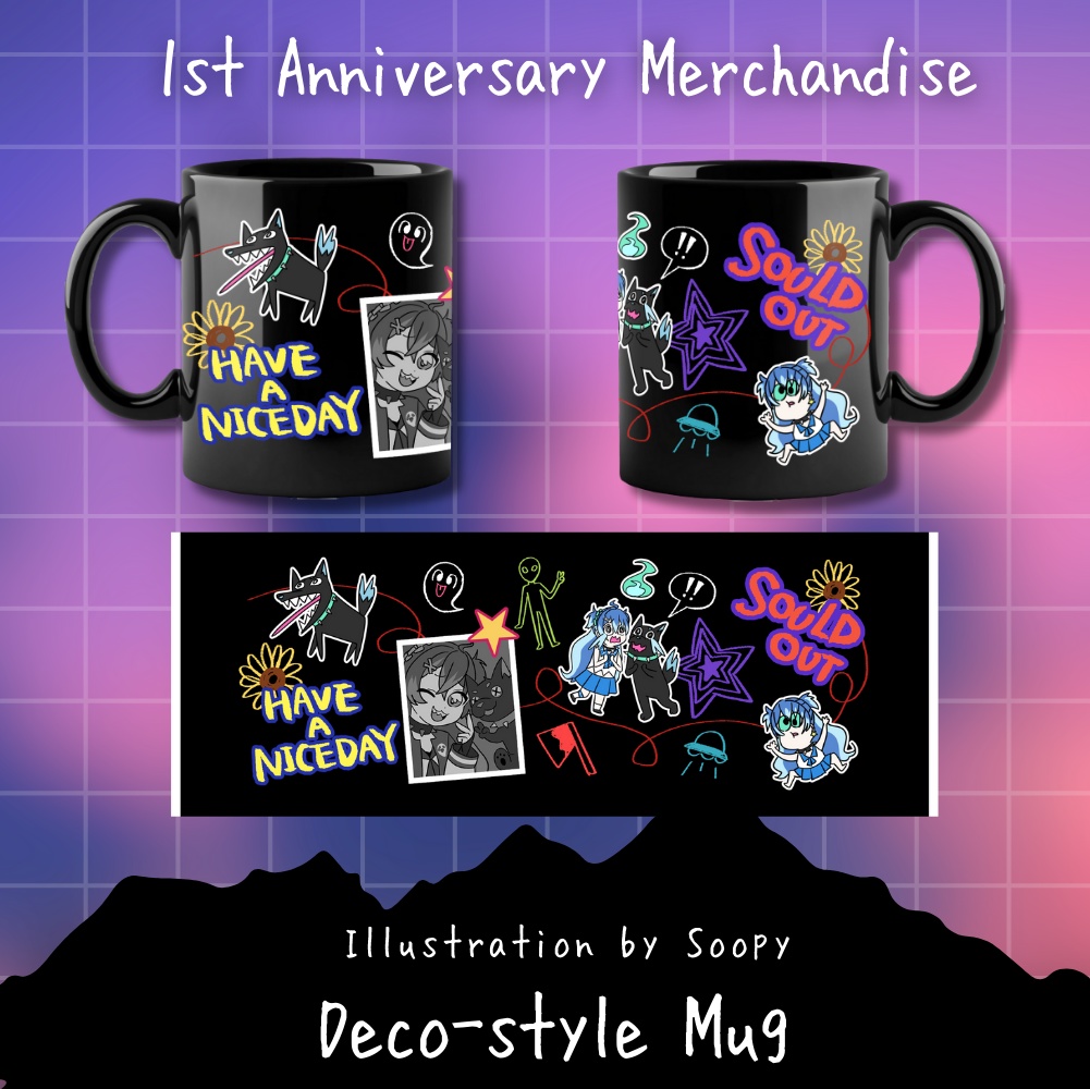 【1周年記念】デコ風マグカップ / Deco-style Mug【~9/30まで】