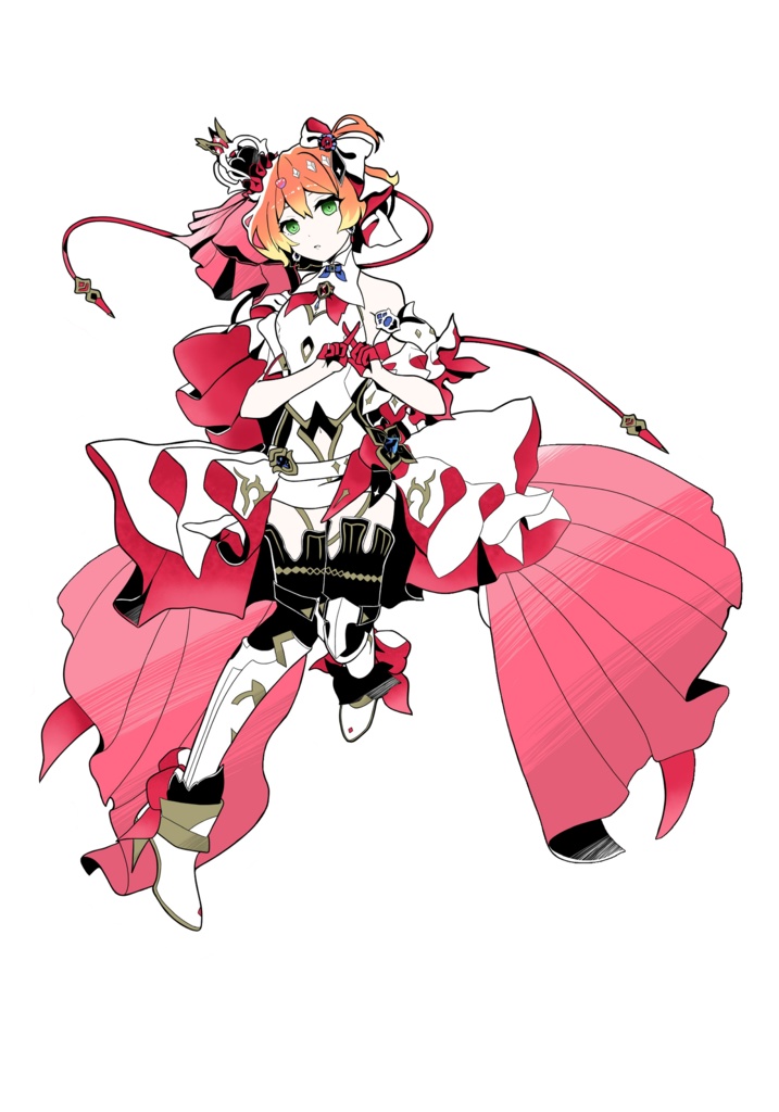 【マクロスデルタ】フレイア・ヴィオン×ベノム風イラストステッカー(ハートホログラム加工)