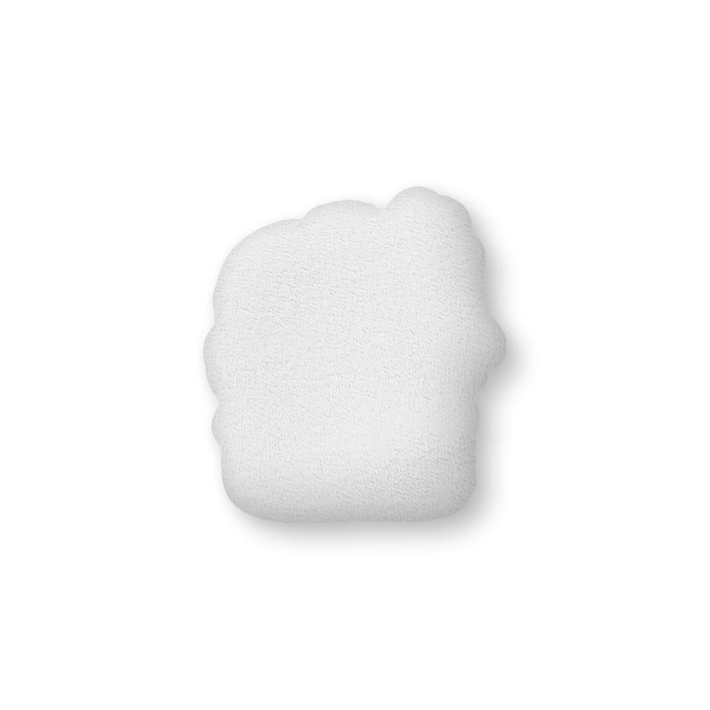 【ふかふかクッション】うさぎのかくれんぼ-ベーコンと目玉焼き-