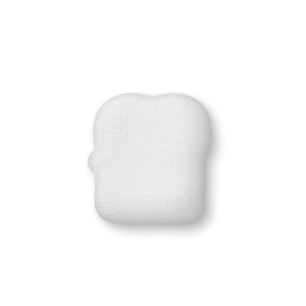 【ふかふかクッション】うさぎのかくれんぼ-アスパラトマトと豆-