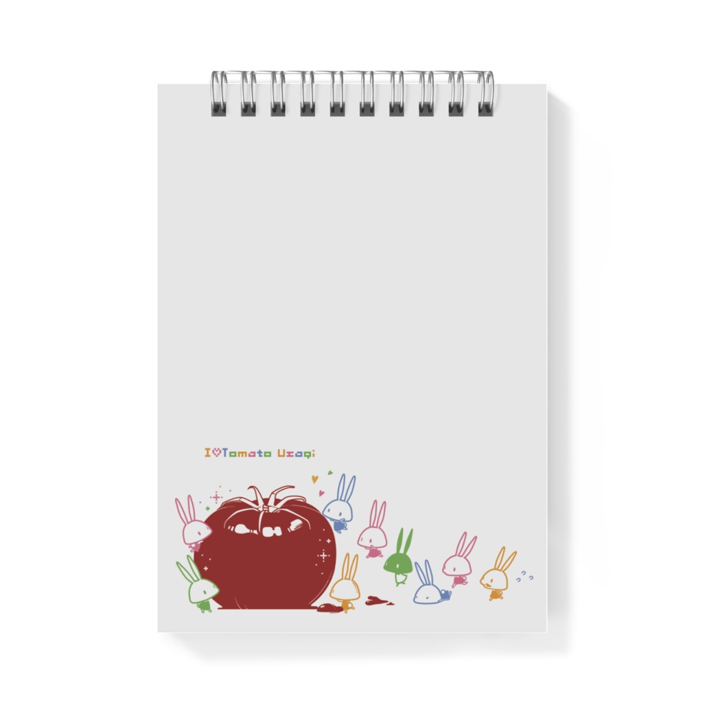 【メモ帳】トマトうさぎオールドパターン