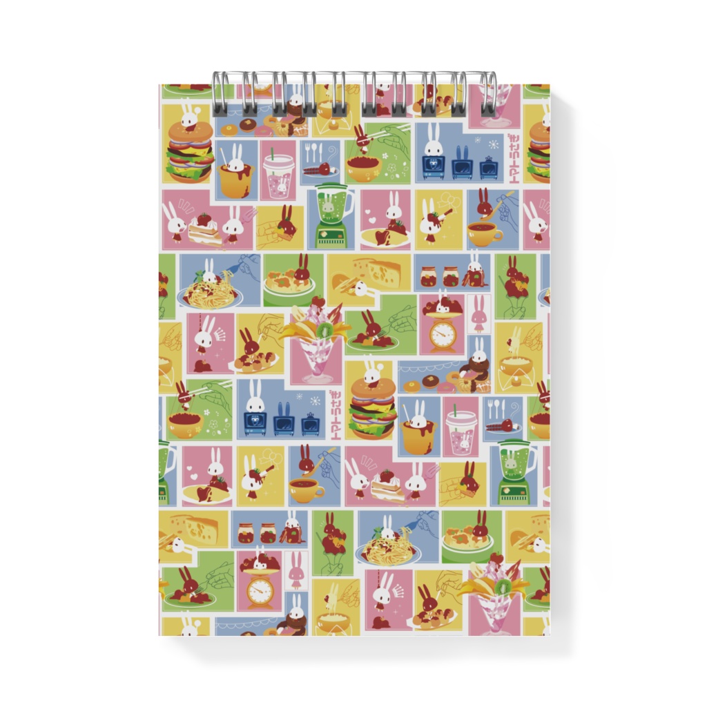 【メモ帳】トマトうさぎオールドパターン
