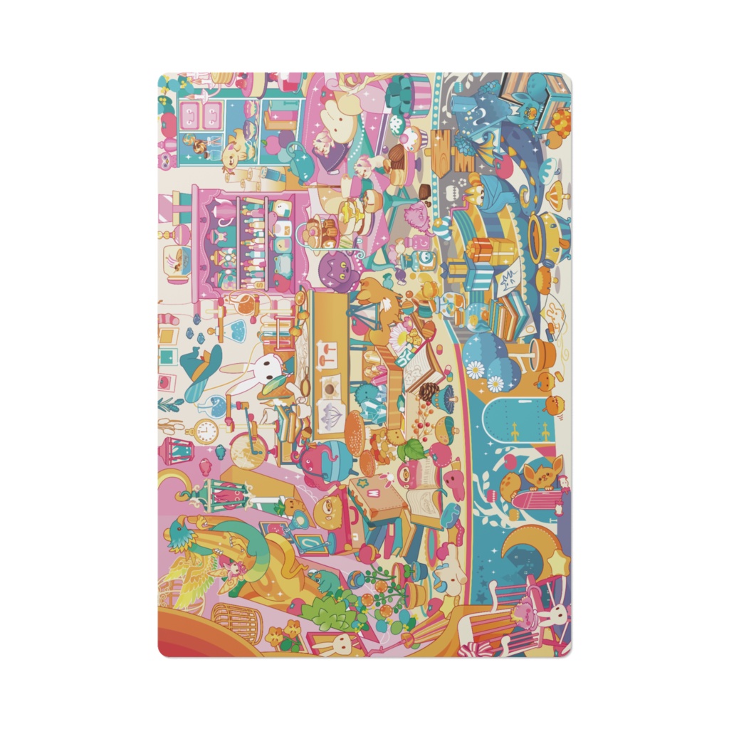 【下敷き】トマトうさぎ魔法研究所