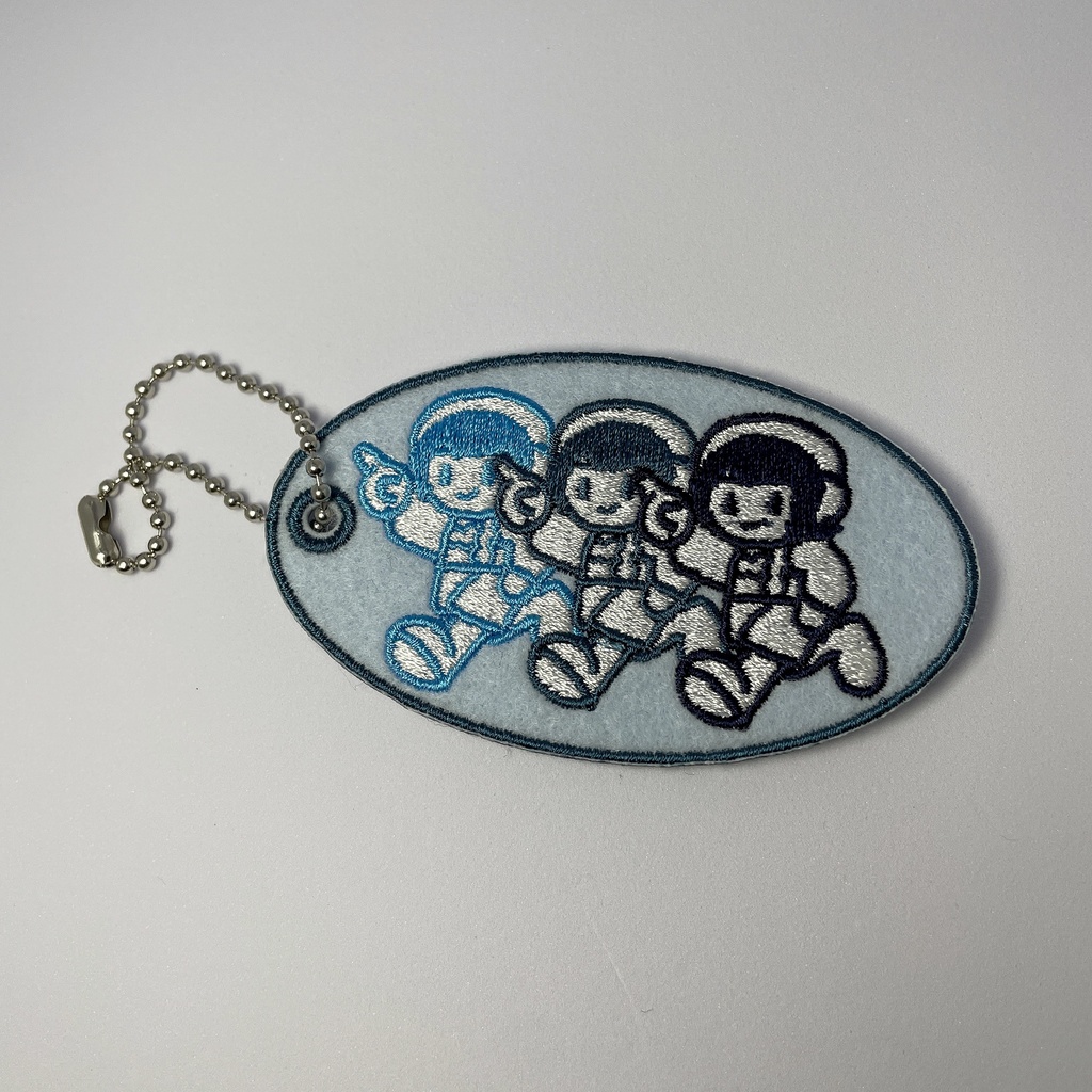 生き急ぐぞ！刺繍キーホルダー