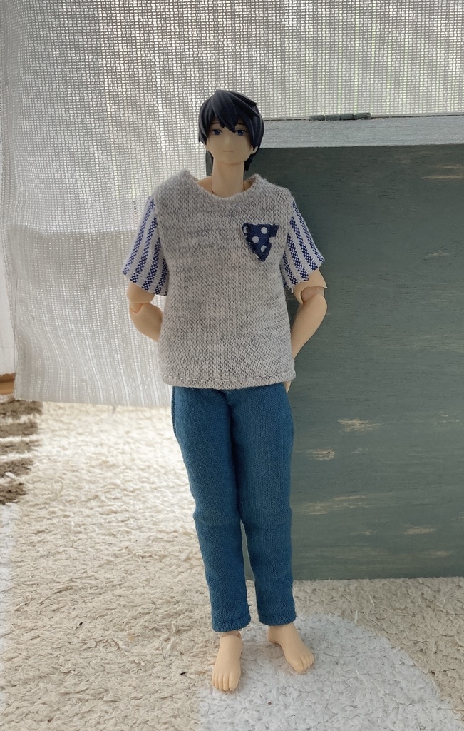 Tシャツ&パンツセット(フィグハルちゃんに合わせられます)