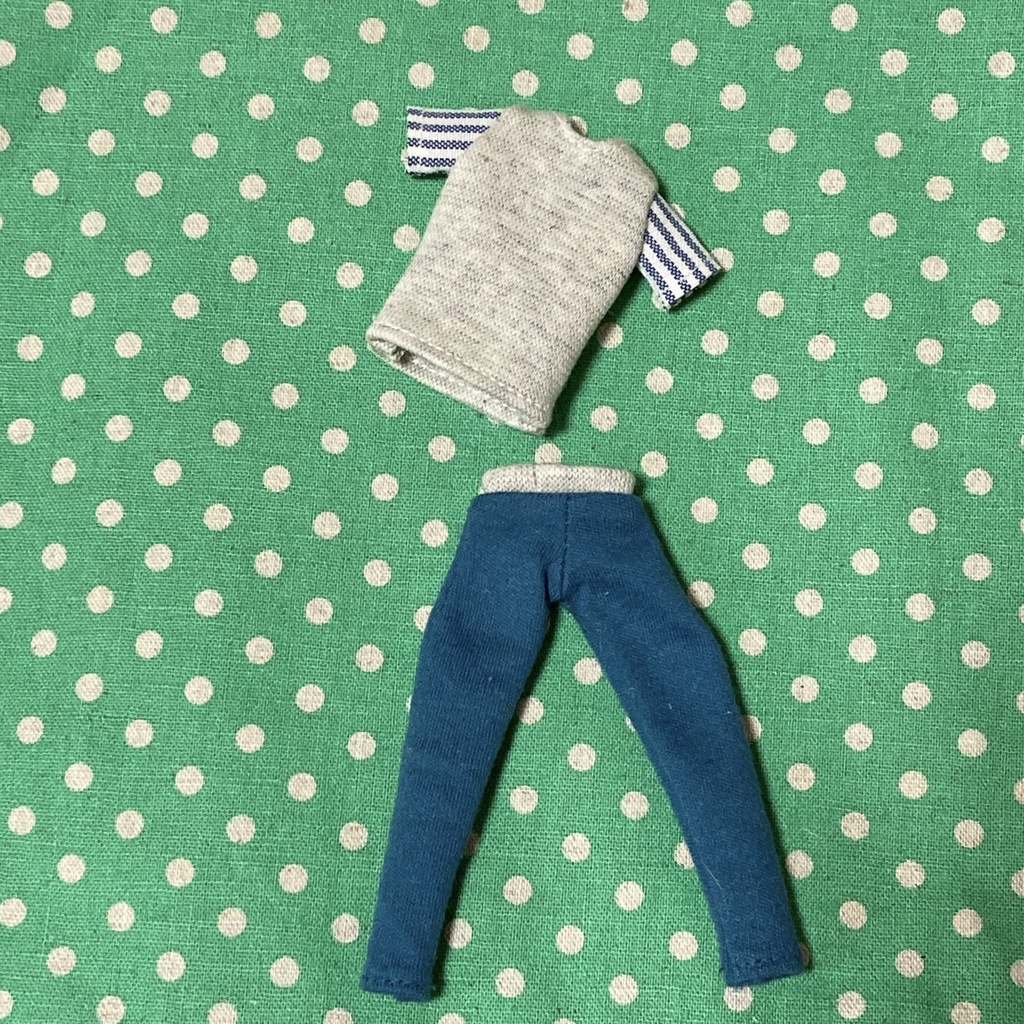 Tシャツ&パンツセット(フィグハルちゃんに合わせられます)