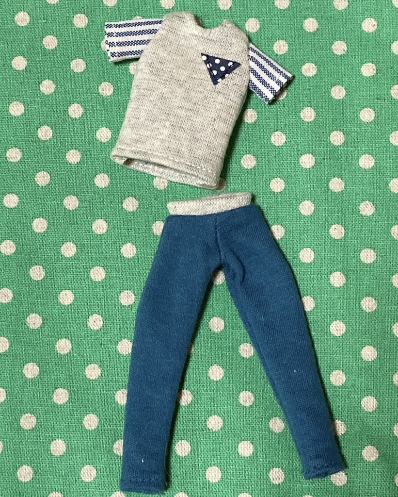 Tシャツ&パンツセット（フィグハルちゃんに合わせられます）