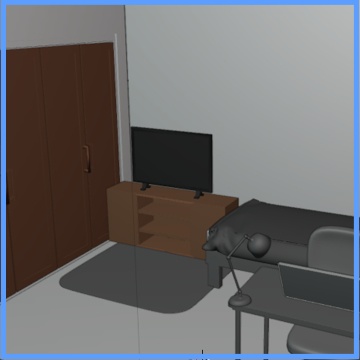 シンプルな部屋